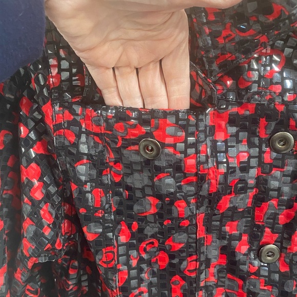 Ruby Rd. Black and Red Jean Jacket - Picture 4 of 5